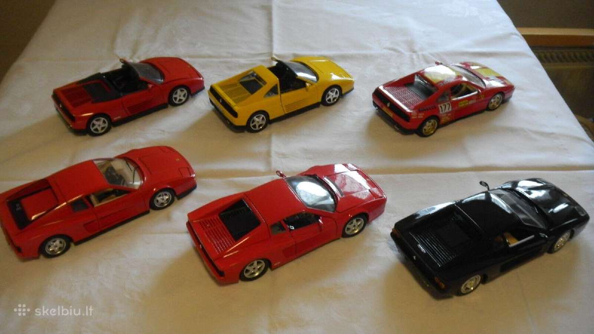 1:18 Ferrari hot wheels bburago mira modeliai - nuotraukos Nr. 2