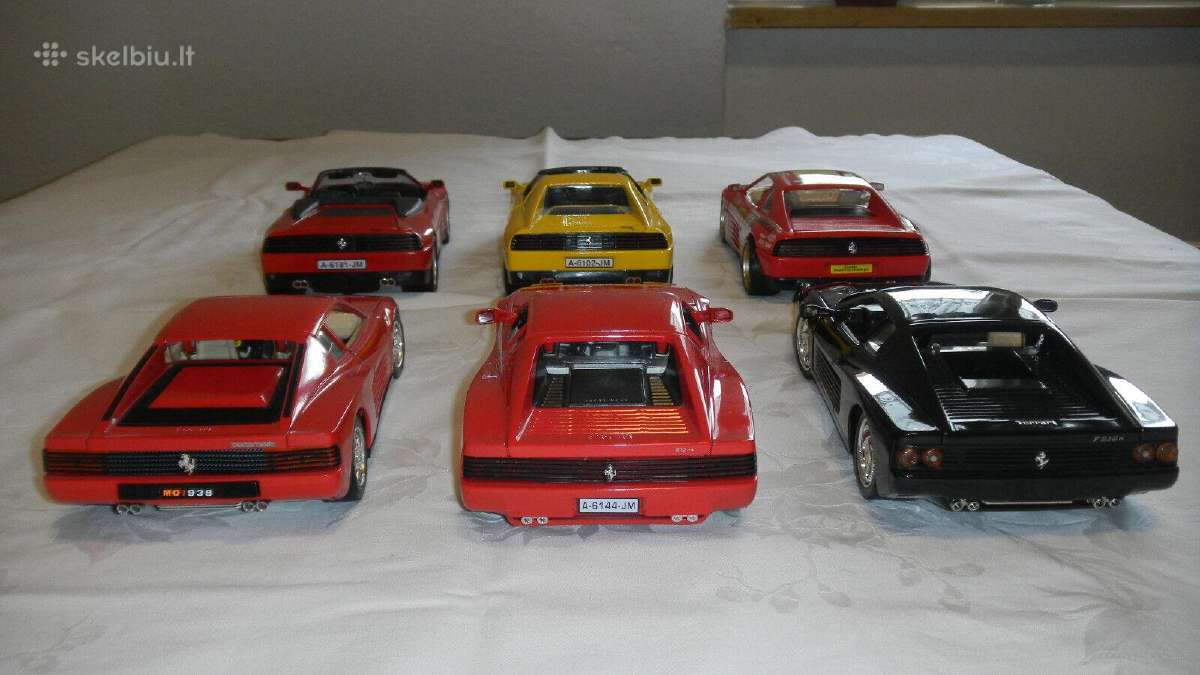 1:18 Ferrari hot wheels bburago mira modeliai - nuotraukos Nr. 3