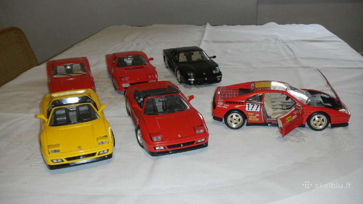 1:18 Ferrari hot wheels bburago mira modeliai - nuotraukos Nr. 4