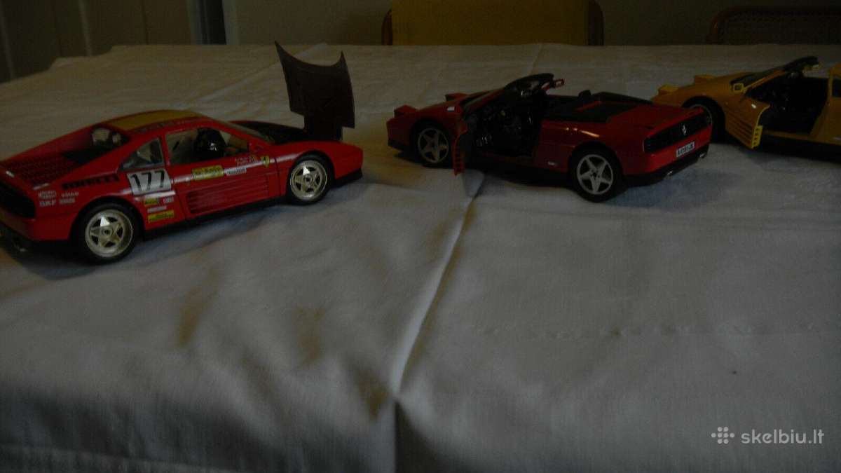 1:18 Ferrari hot wheels bburago mira modeliai - nuotraukos Nr. 6