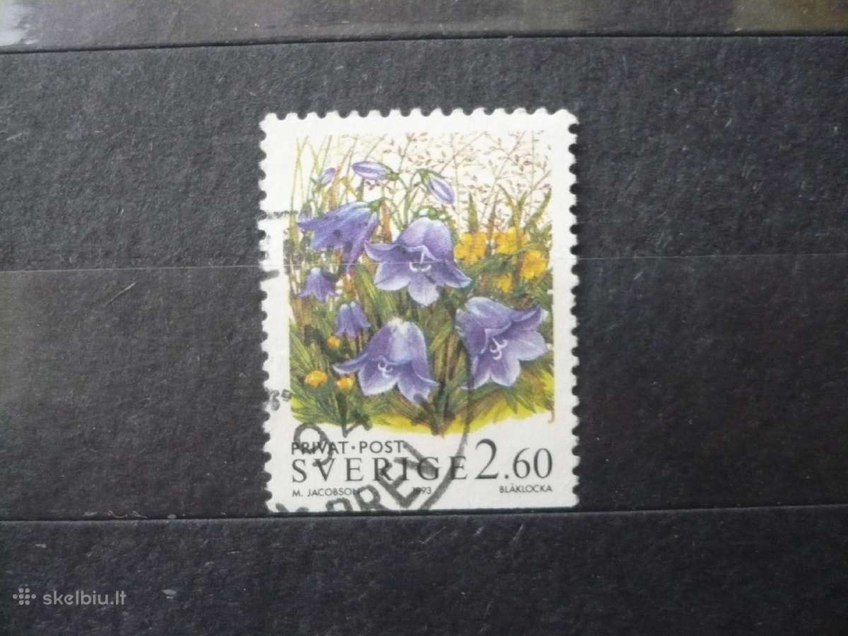 1993 m. nuolaidų pašto ženklai – vasaros gėlės