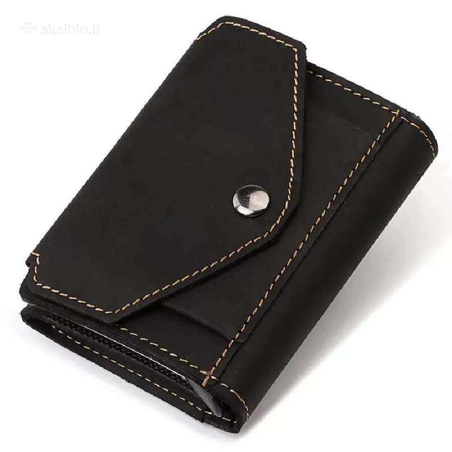 Odinė automatinė piniginė su Rfid apsauga - nuotraukos Nr. 10