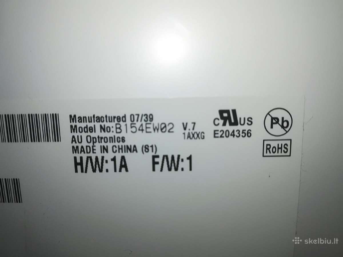 15,4" matricos - nuotraukos Nr. 3