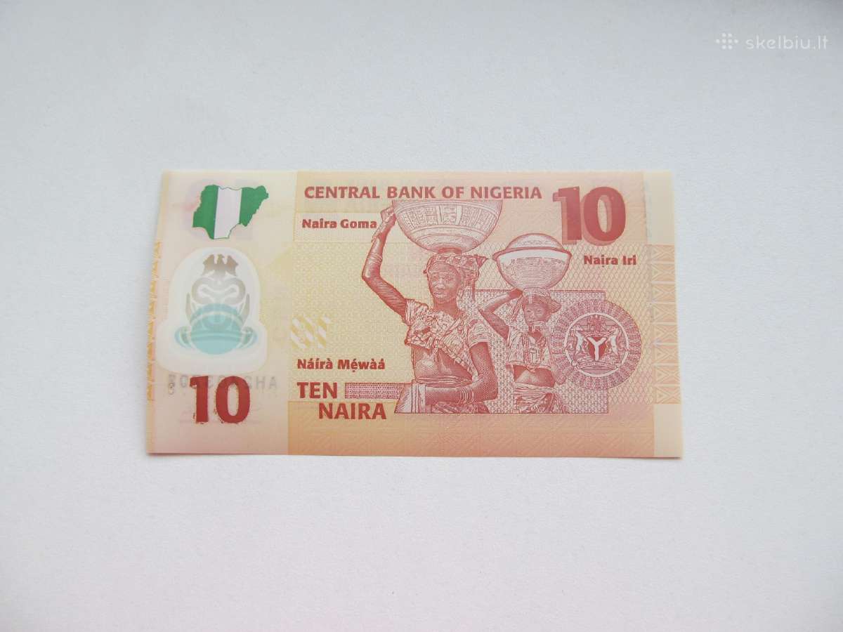 10 naira , Nigerija , 2011 unc - nuotraukos Nr. 2