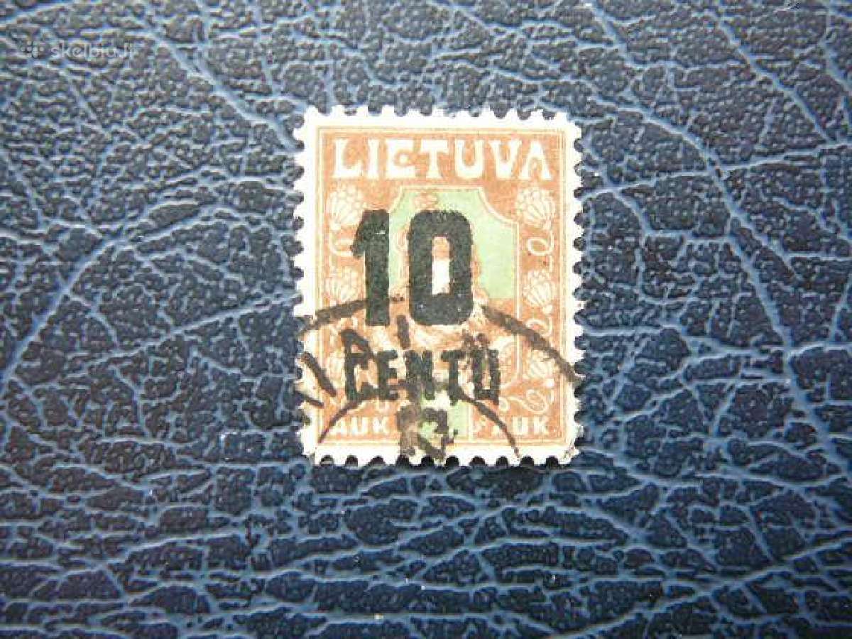 Lietuva 1922 antsp. lit167a