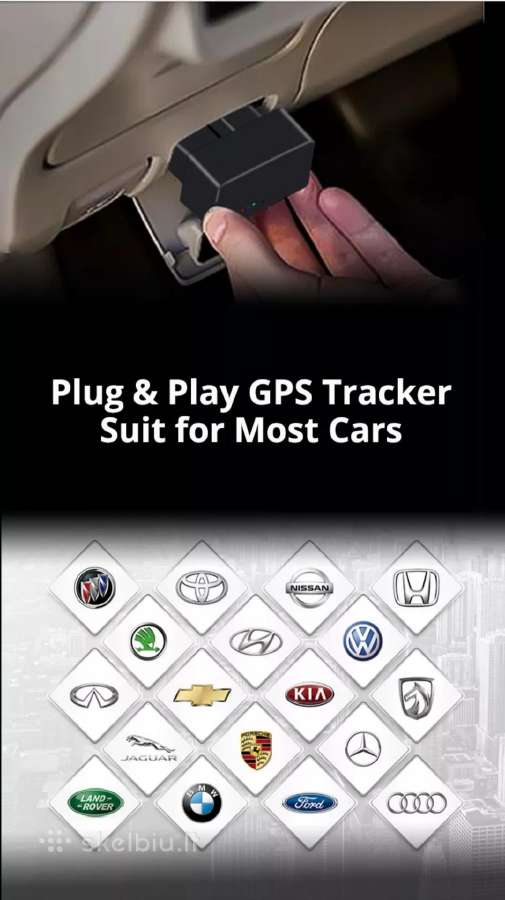 GPS seklys su jautriu mikrofonu į Obd2 - nuotraukos Nr. 4