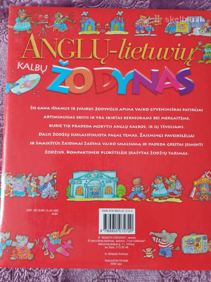 Anglų kalbos žodynas vaikams - nuotraukos Nr. 9