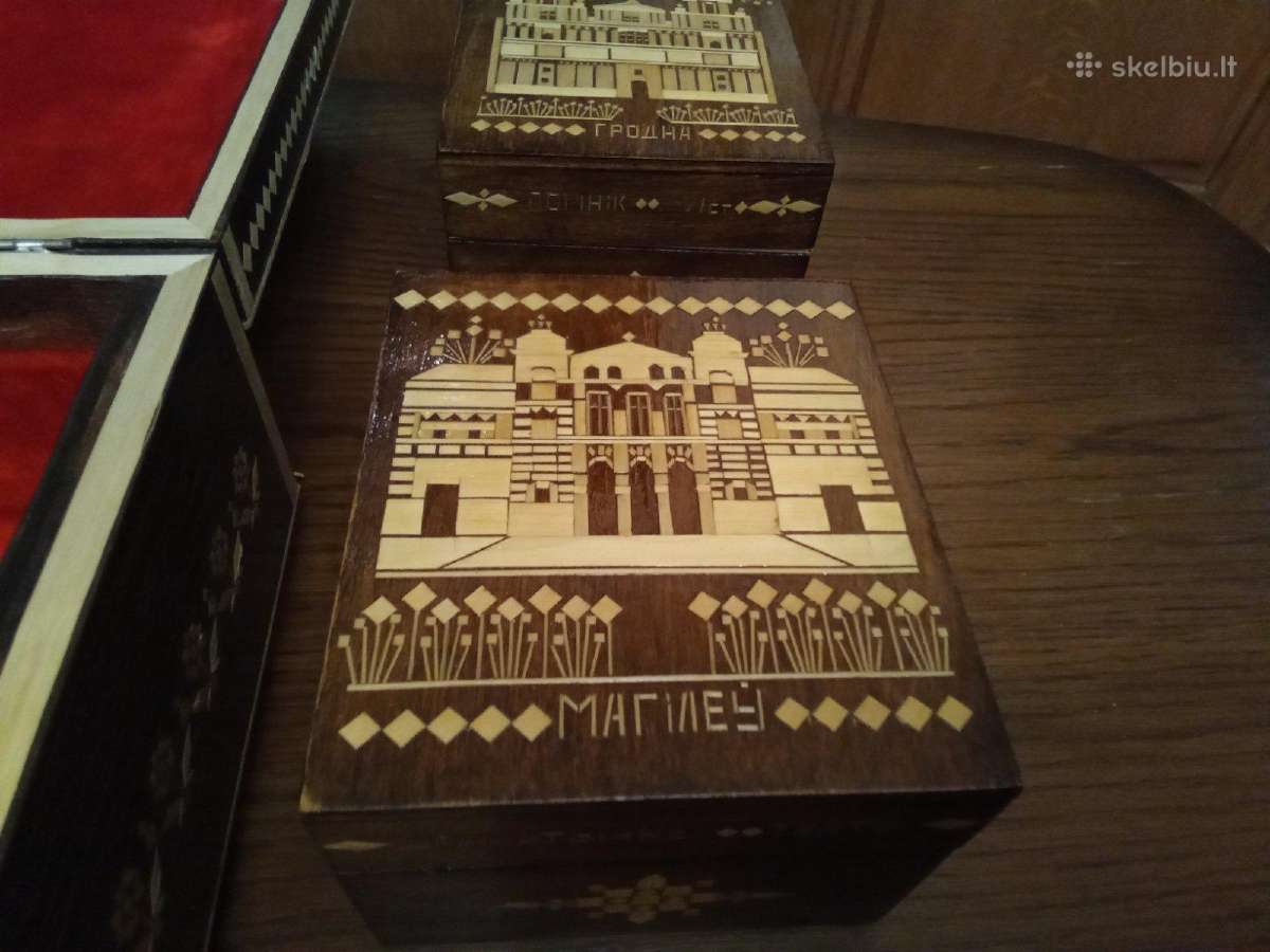 Medinės papuošalų dėžutės - nuotraukos Nr. 6
