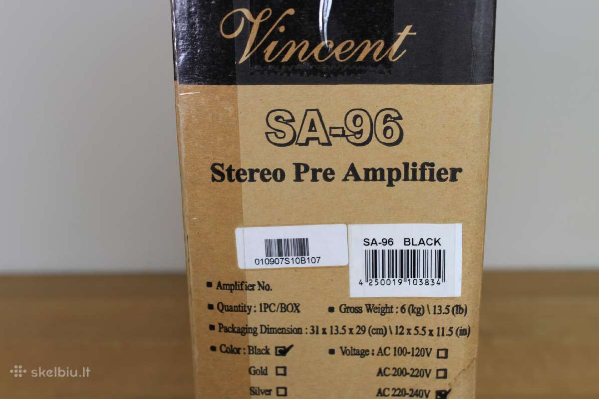 Pradinis stiprintuvas Vincent Sa-96 - nuotraukos Nr. 8