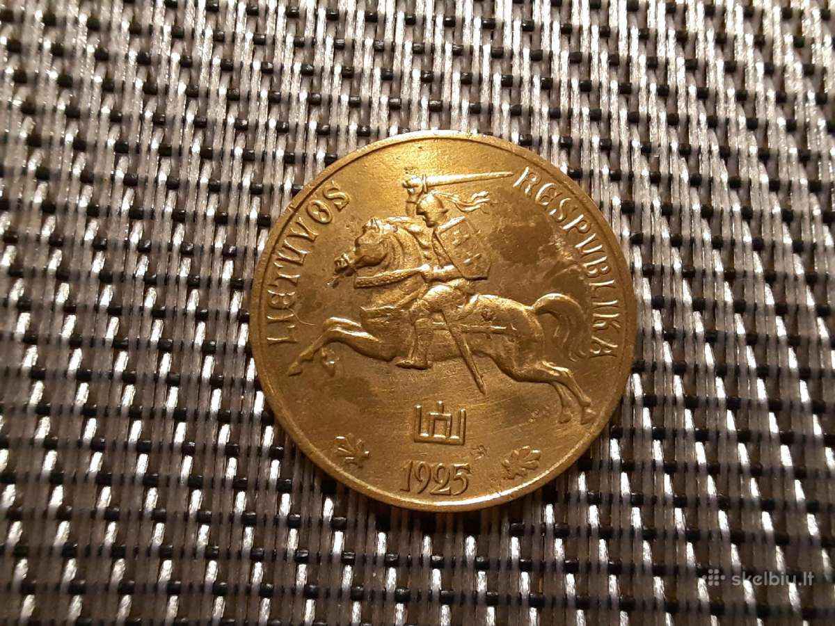 20 centų 1925 Lietuva Tarpukaris - nuotraukos Nr. 2