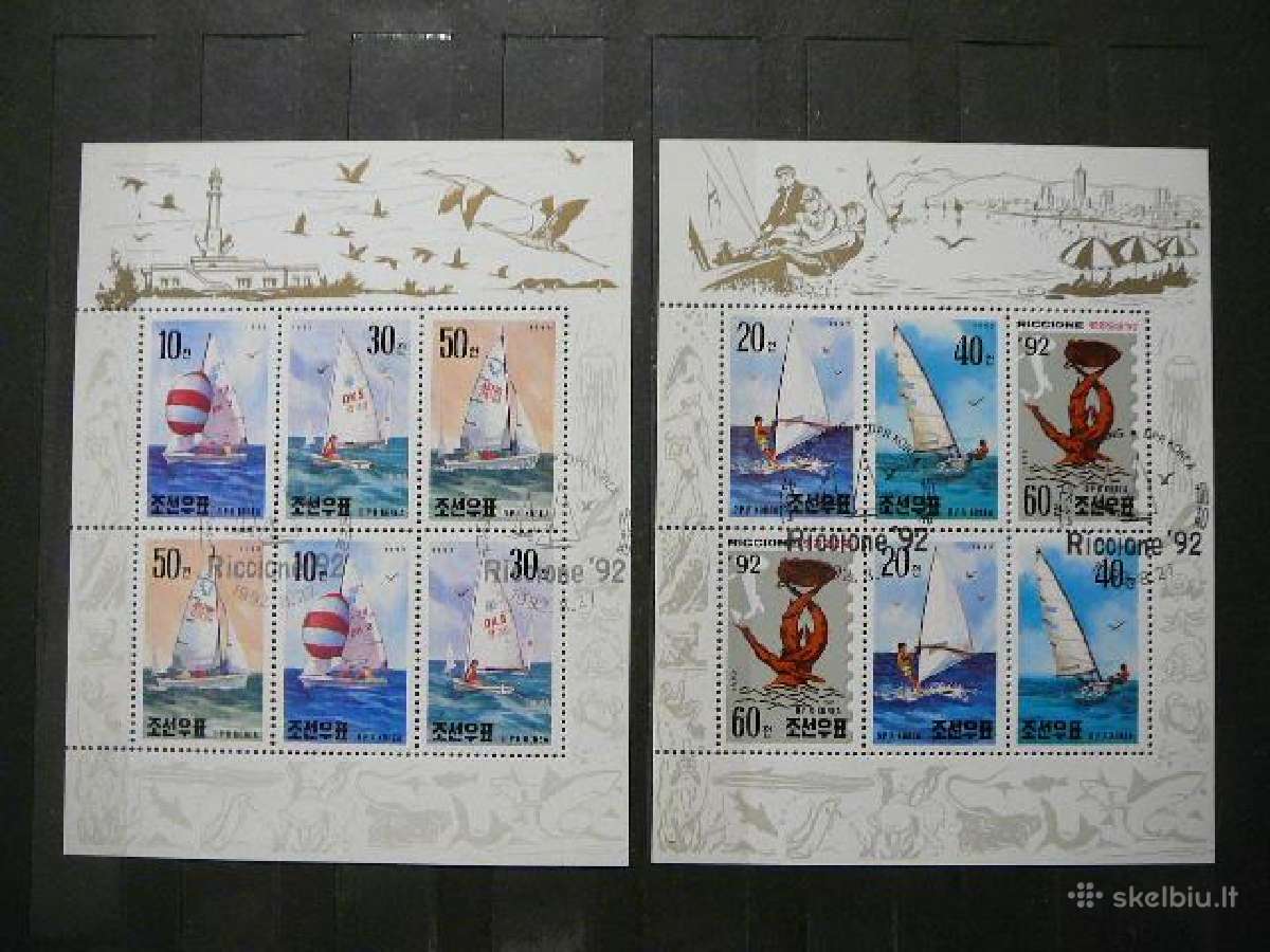 Burlaiviai Laivai Koreja 1992 antsp. kr1408
