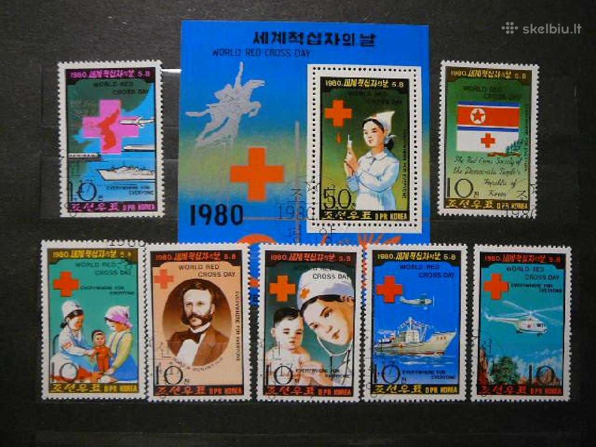 Raudonas Kryzius Koreja 1980 antsp. kr2224a