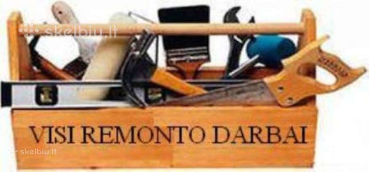 Apdailos ir remonto darbai