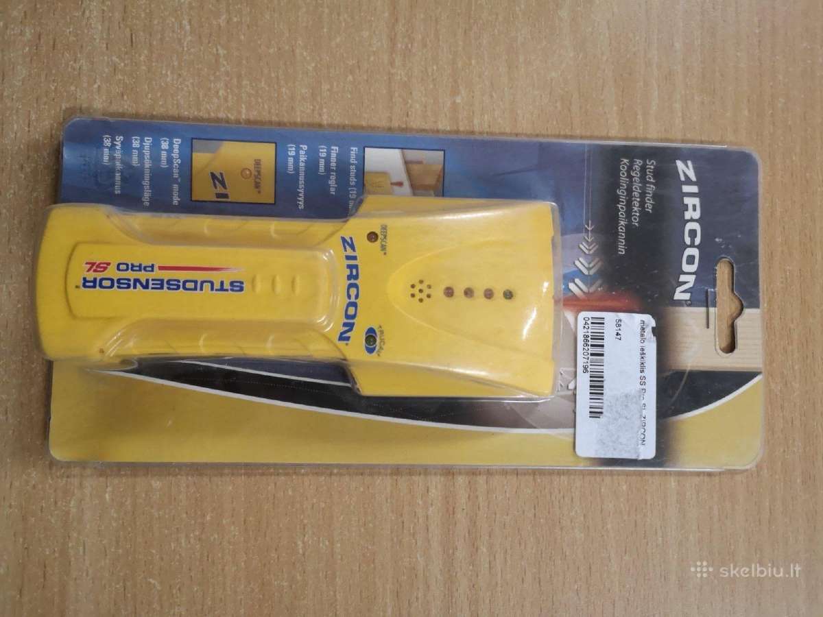 Zircon medienos ir metalinių smeigių jutiklis - nuotraukos Nr. 3