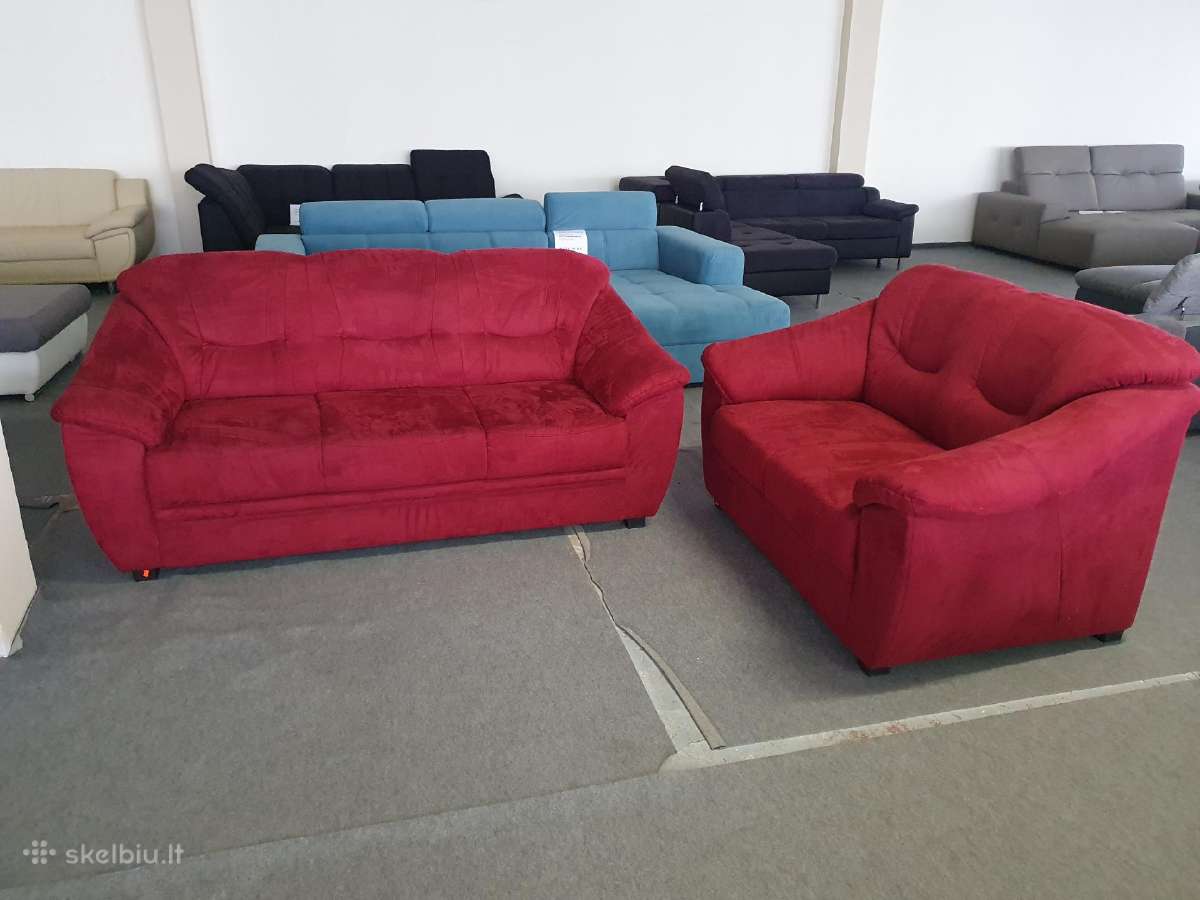 Nauji vokiški minkšti komplektai 3+2