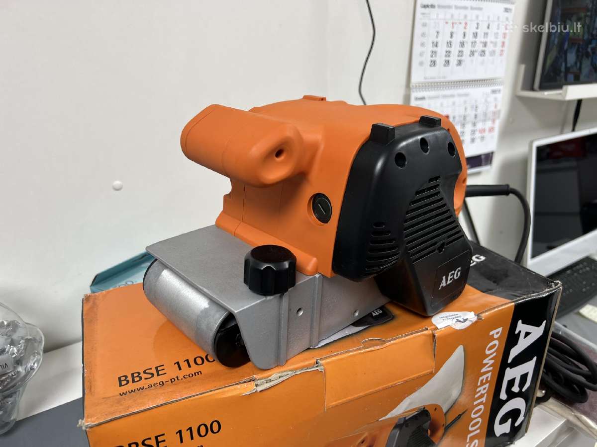 Juostinis šlifuoklis Aeg Bbse 1100, 1100w - nuotraukos Nr. 12