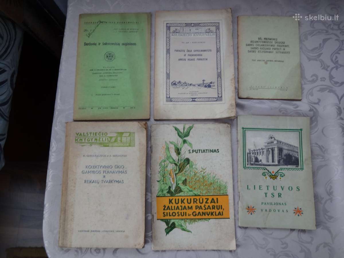 Senovinės knygos apie žemės ūkį ir gyvulininkystę - nuotraukos Nr. 2