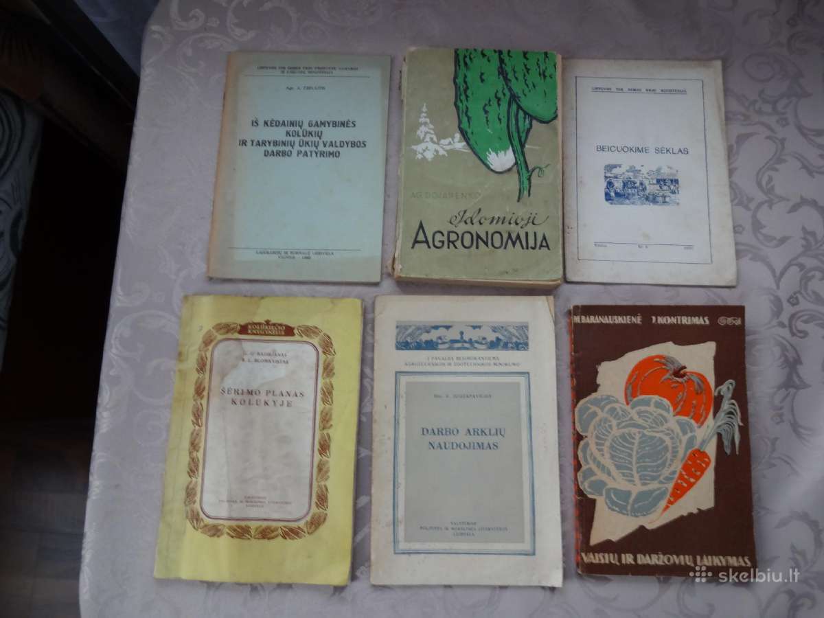 Senovinės knygos apie žemės ūkį ir gyvulininkystę - nuotraukos Nr. 3