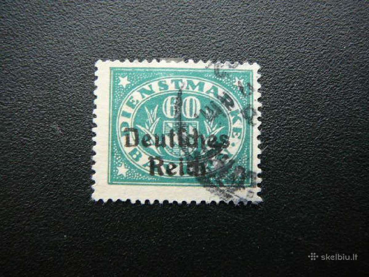 Dienstmarken Bavarija Vokietija 1920 vdm41a