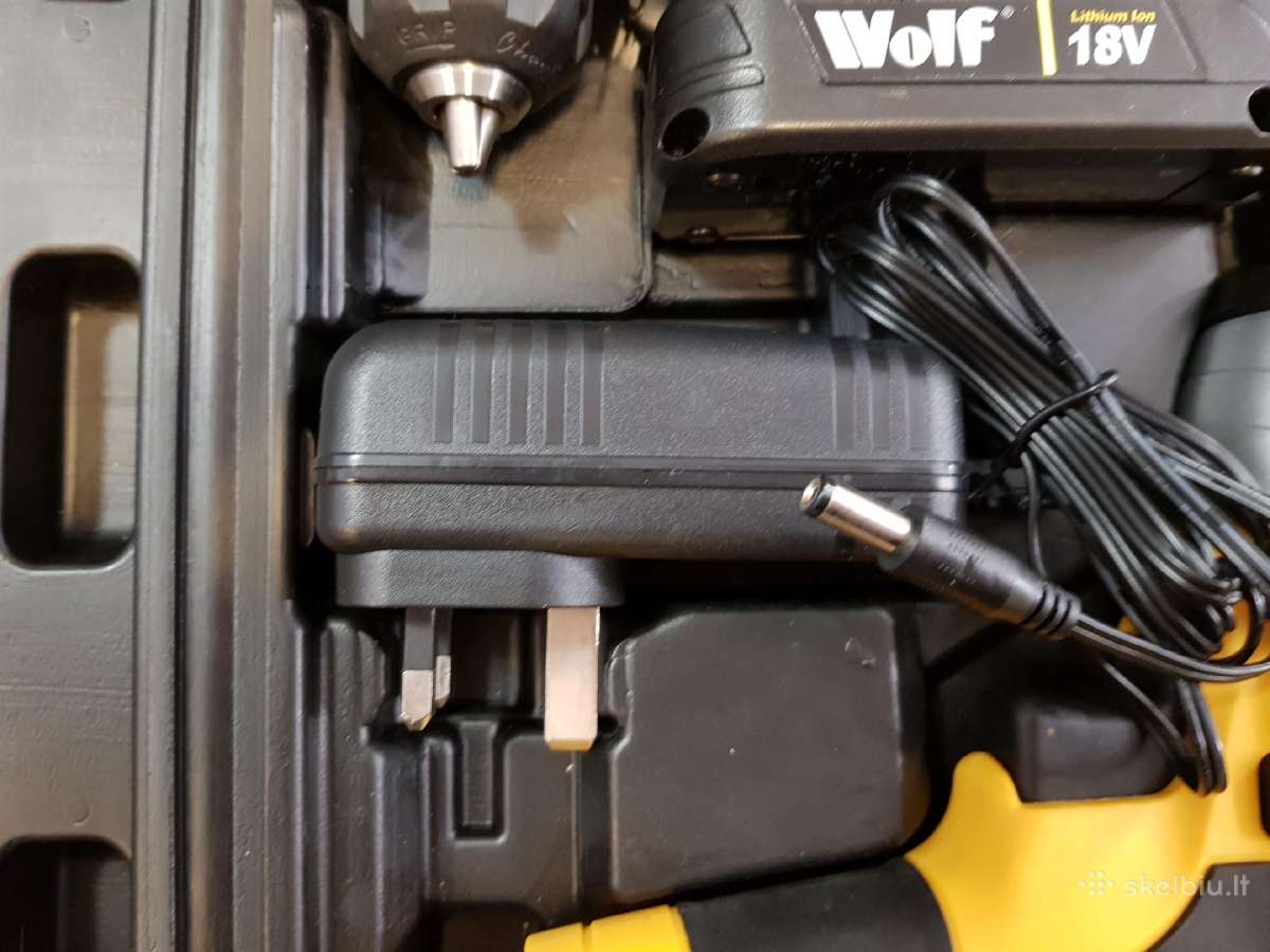 Wolf 18v smūginis grąžštas ir suktuvo rinkinis - nuotraukos Nr. 8