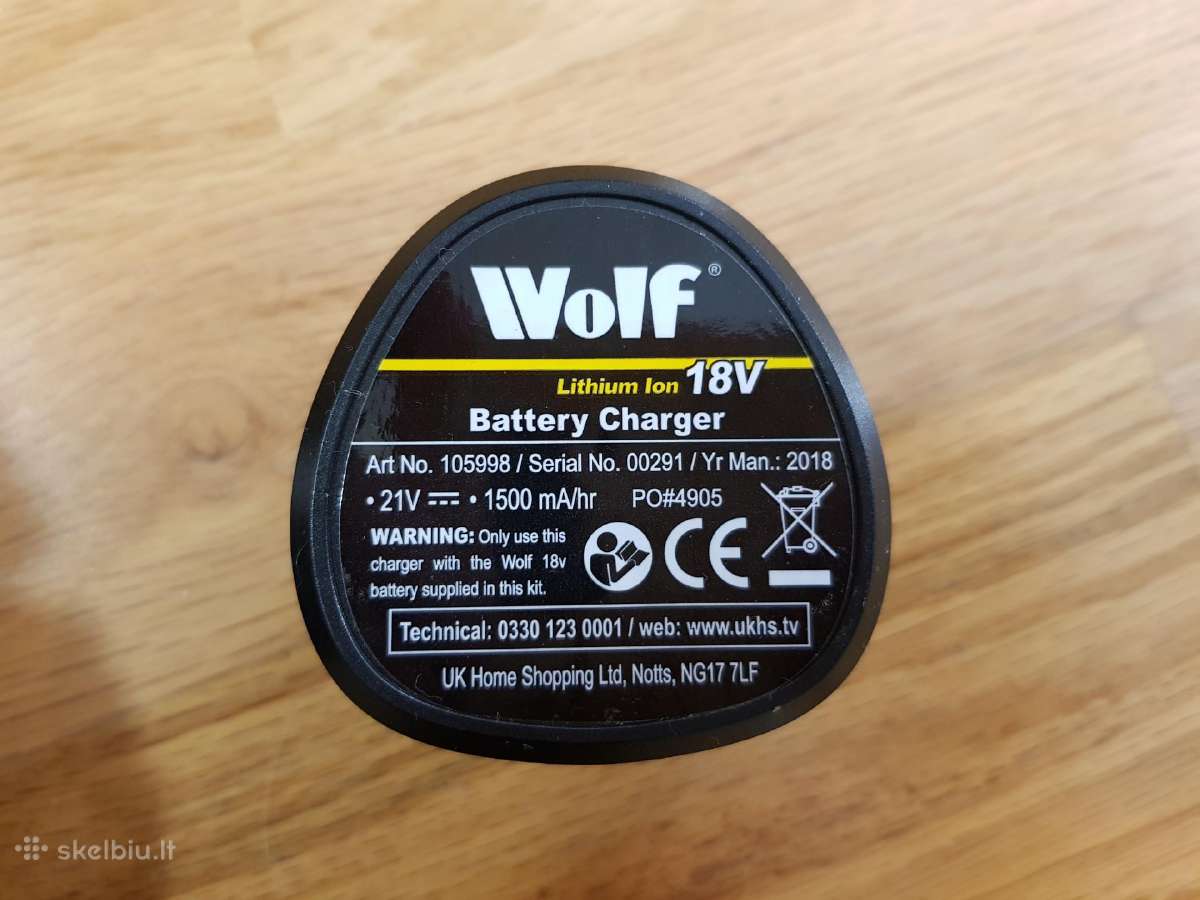 Wolf 18v smūginis grąžštas ir suktuvo rinkinis - nuotraukos Nr. 11