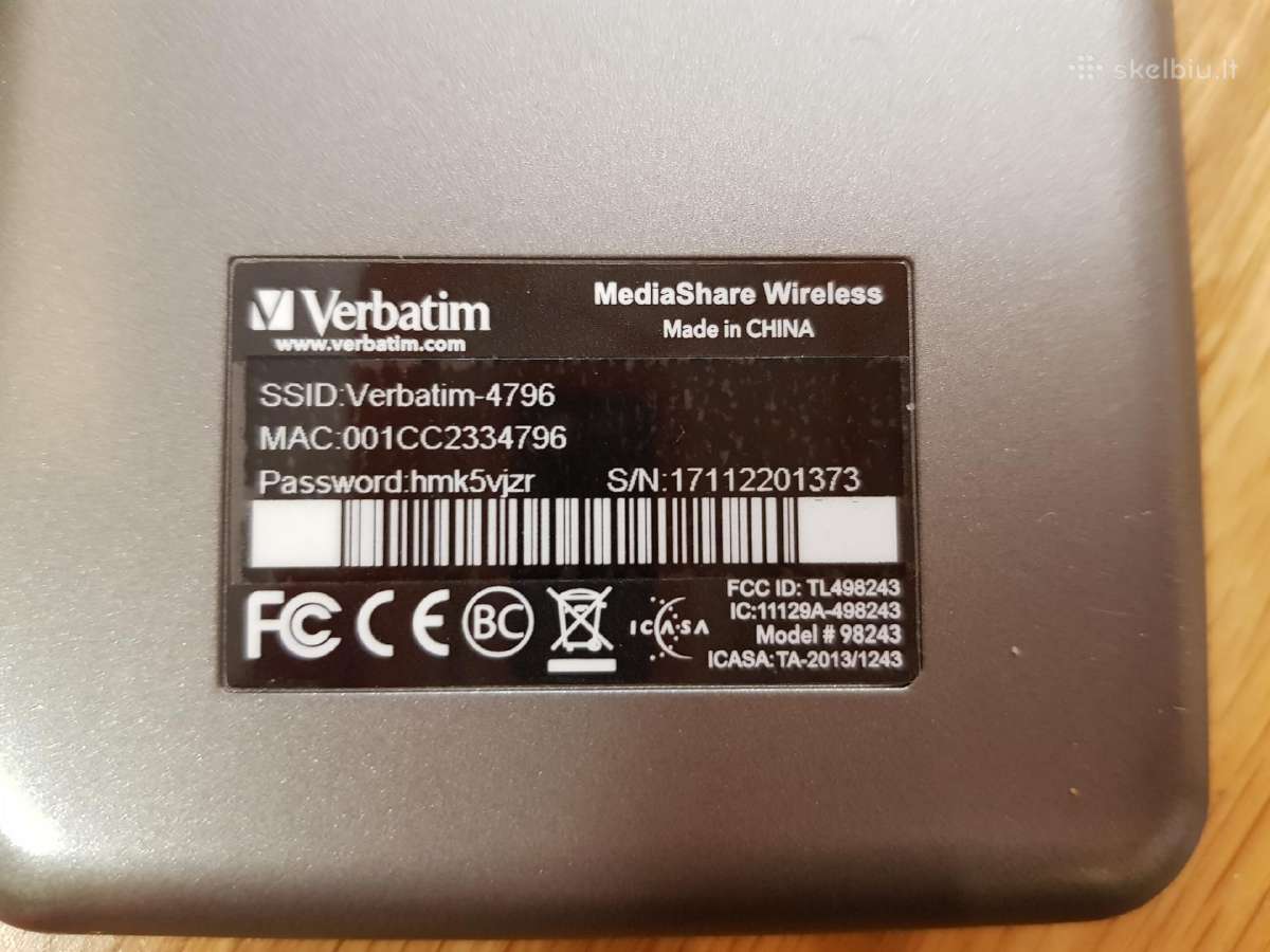 Verbatim Mediashare Wireless streaming / casting - nuotraukos Nr. 10