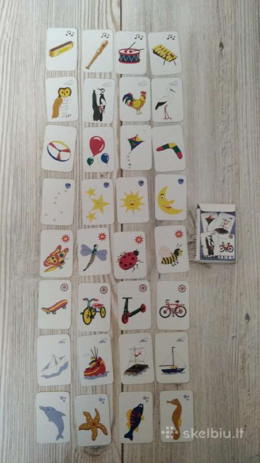 Kortelių žaidimas "kvartetas"
