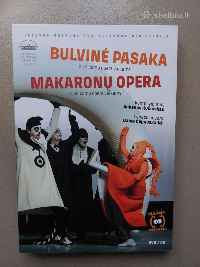 Dvd ir CD vaikams Bulvinė pasaka ir Makaronų opera