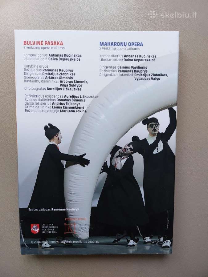 Dvd ir CD vaikams Bulvinė pasaka ir Makaronų opera - nuotraukos Nr. 2