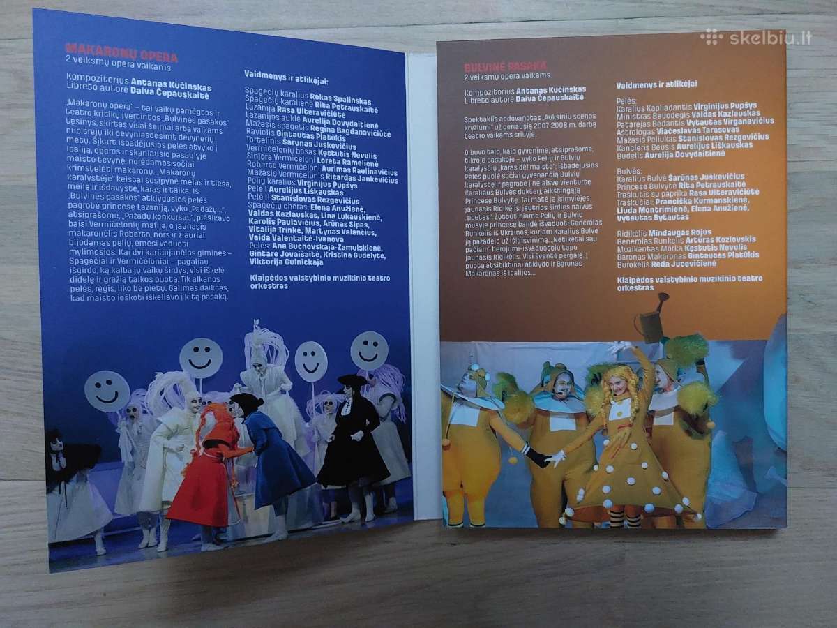 Dvd ir CD vaikams Bulvinė pasaka ir Makaronų opera - nuotraukos Nr. 3