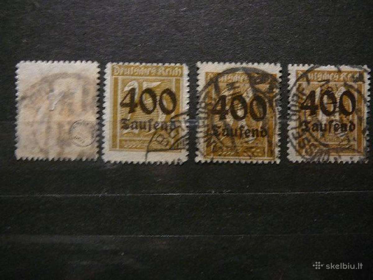 Standartai Vokietija 1923 antsp. vkt297/0a - nuotraukos Nr. 2