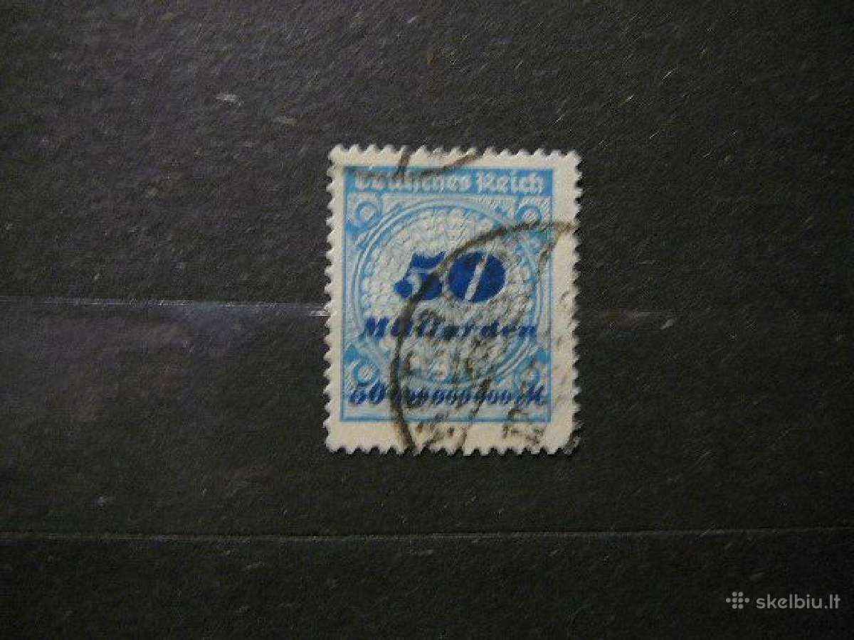 Standartai Vokietija 1923 antsp. vkt313/30a - nuotraukos Nr. 2