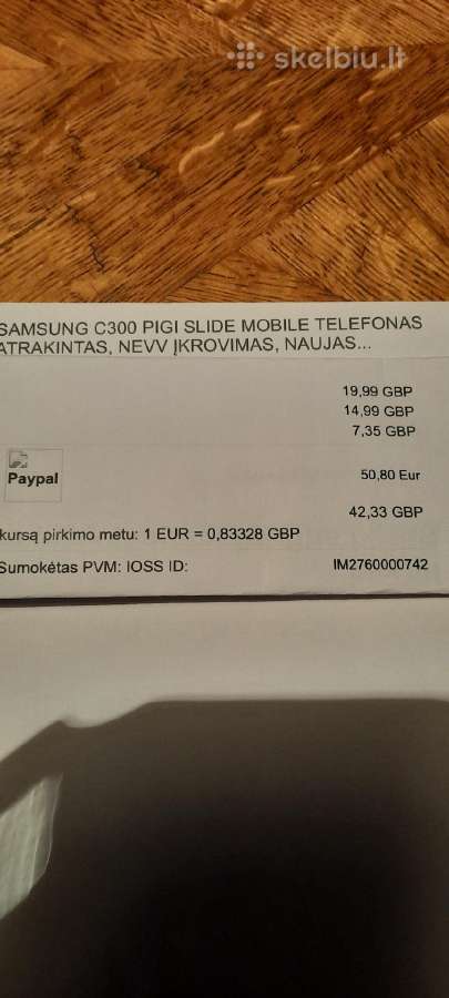 Samsung C300 - nuotraukos Nr. 2