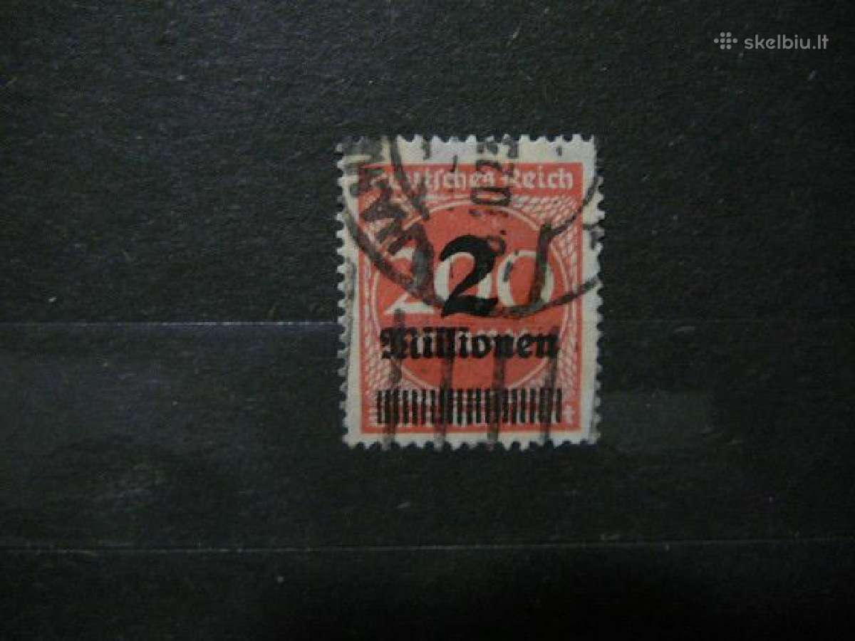 Standartai Vokietija 1923 2ml/200 antsp. vkt309a