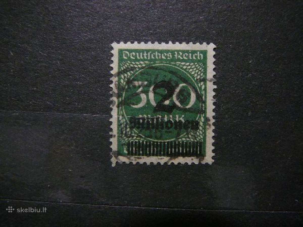 Standartai Vokietija 1923 2ml/300 antsp. vkt310a