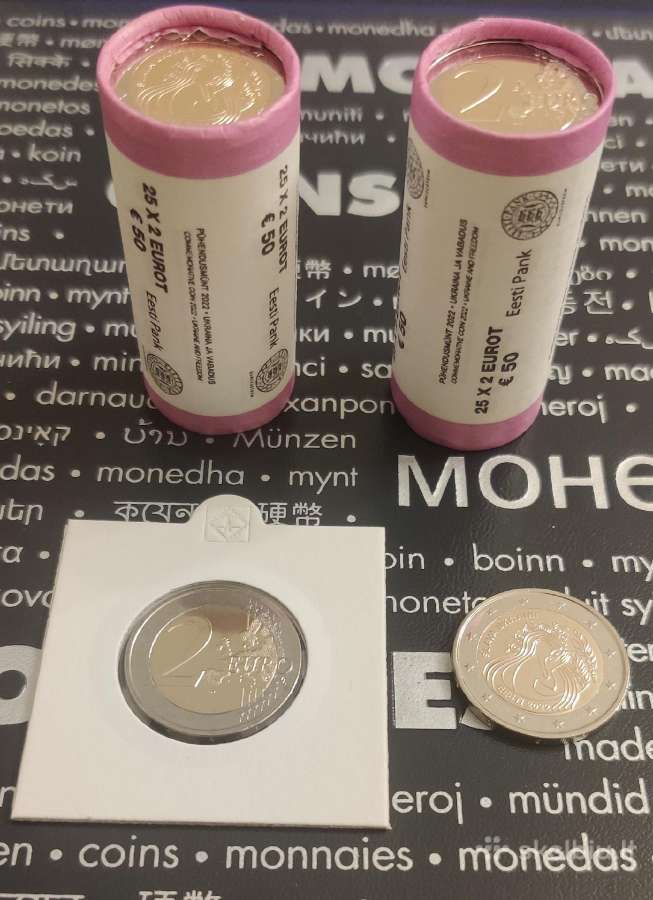 2 euro proginės monetos, Lv, Est, Lt - nuotraukos Nr. 15