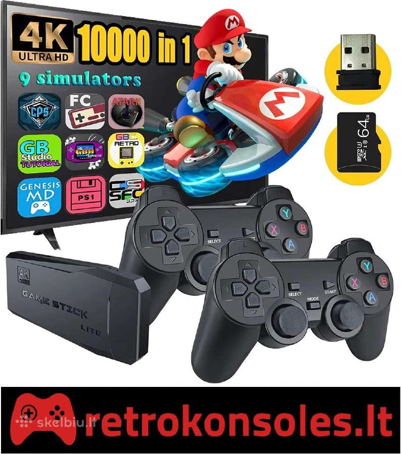 Retro žaidimų konsolės! Platus pasirinkimas! - nuotraukos Nr. 3