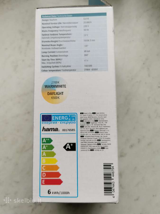 LED lemputės WiFi E14 - nuotraukos Nr. 4