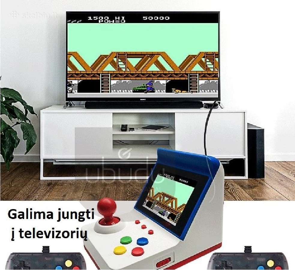 Sup 400 Retro Zaidimu konsole Mario Bros Tank - nuotraukos Nr. 6