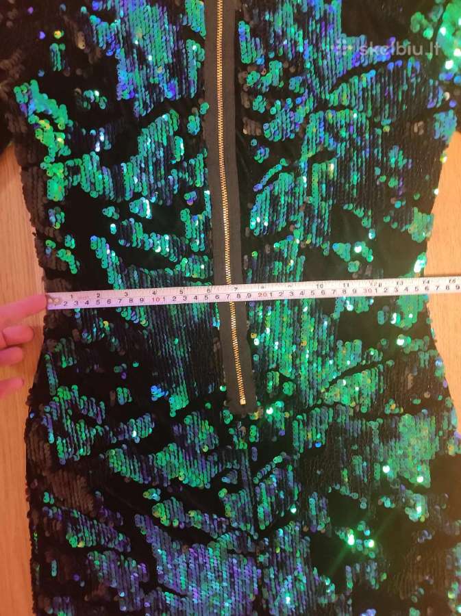 Žėrinti, puošni Topshop suknelė su žvyneliais - nuotraukos Nr. 12