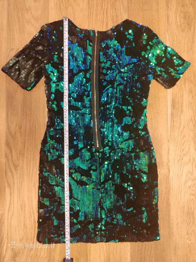 Žėrinti, puošni Topshop suknelė su žvyneliais - nuotraukos Nr. 13