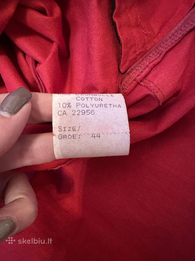 Raudonas neperšlampamas lietpatis - nuotraukos Nr. 5