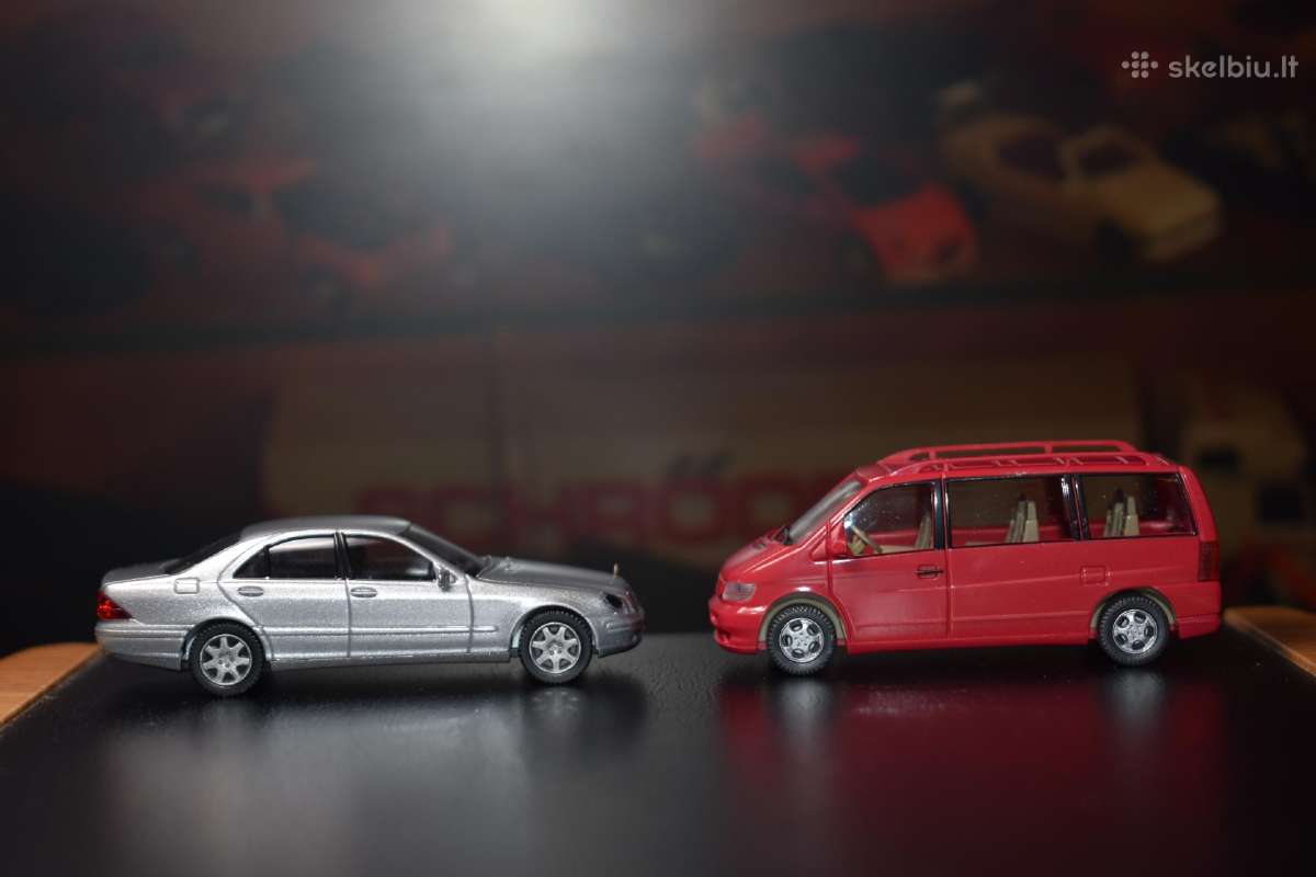 Nauji Mercedes Benz S500, V- klasė. M 1:87. - nuotraukos Nr. 4