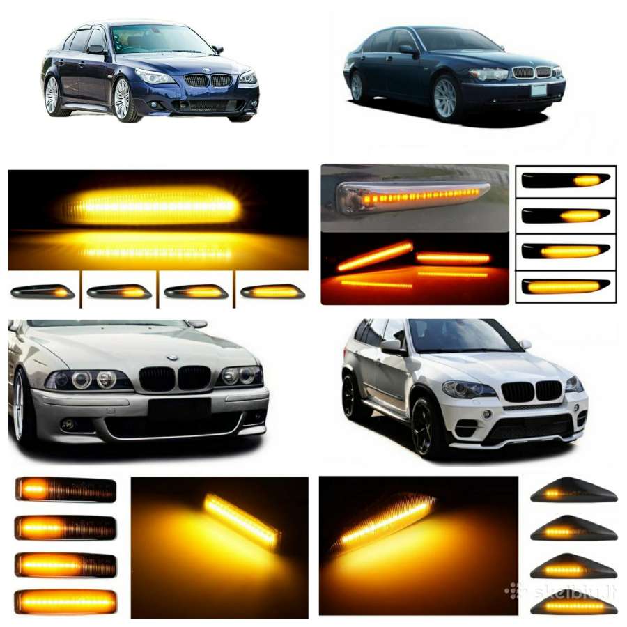 Bmw ženkliukai, LED lemputės, tuning dalys, E60. - nuotraukos Nr. 8