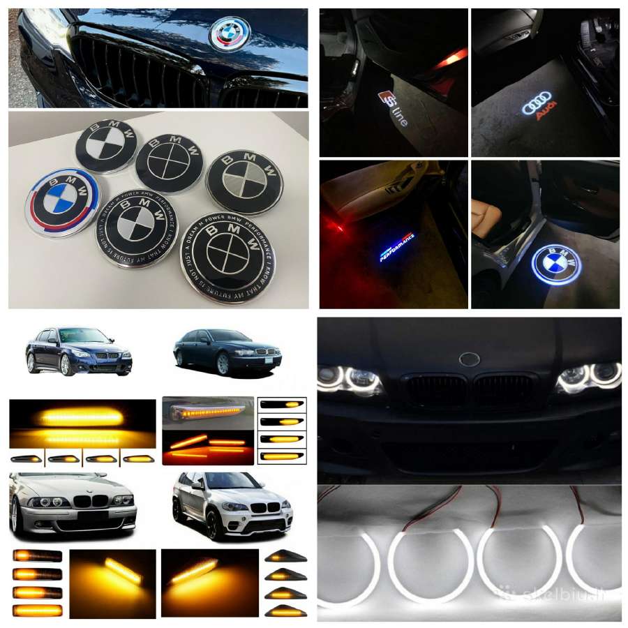 Bmw zenkliukai , Audi S-line , Amg , dalys , LED.