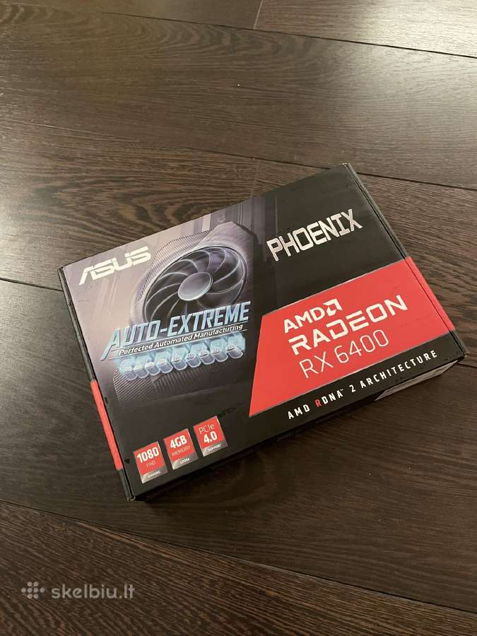 Asus Amd Radeon Rx 6400/4 GB/gddr6/64 bit - Skelbiu.lt