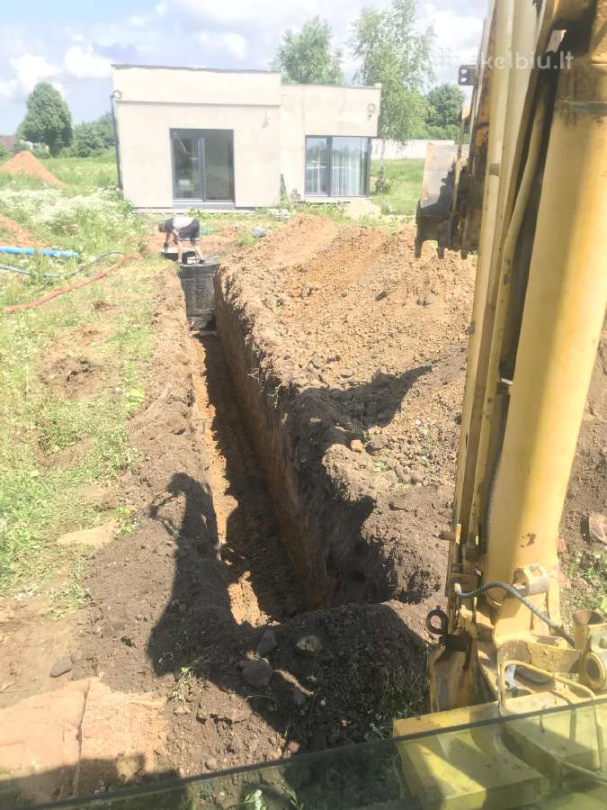 Ratinis Ekskavatorius račiokas krautuvas sniego va - nuotraukos Nr. 9