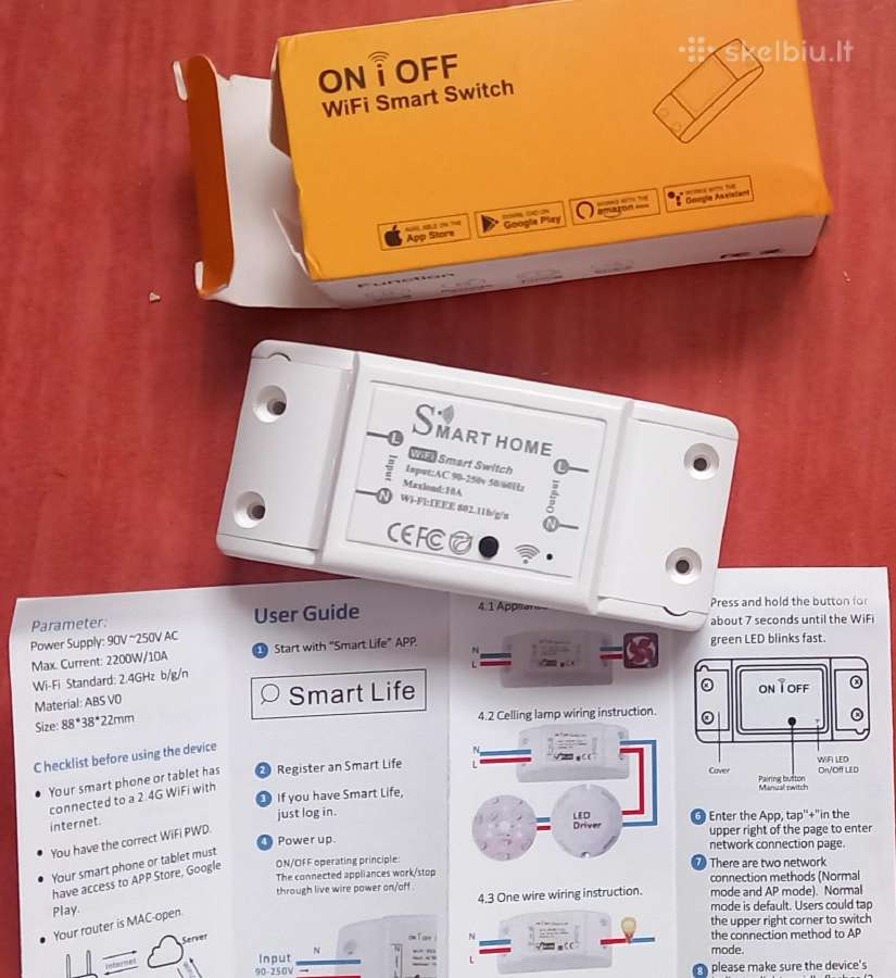 Parduodu WiFi smart jungiklius