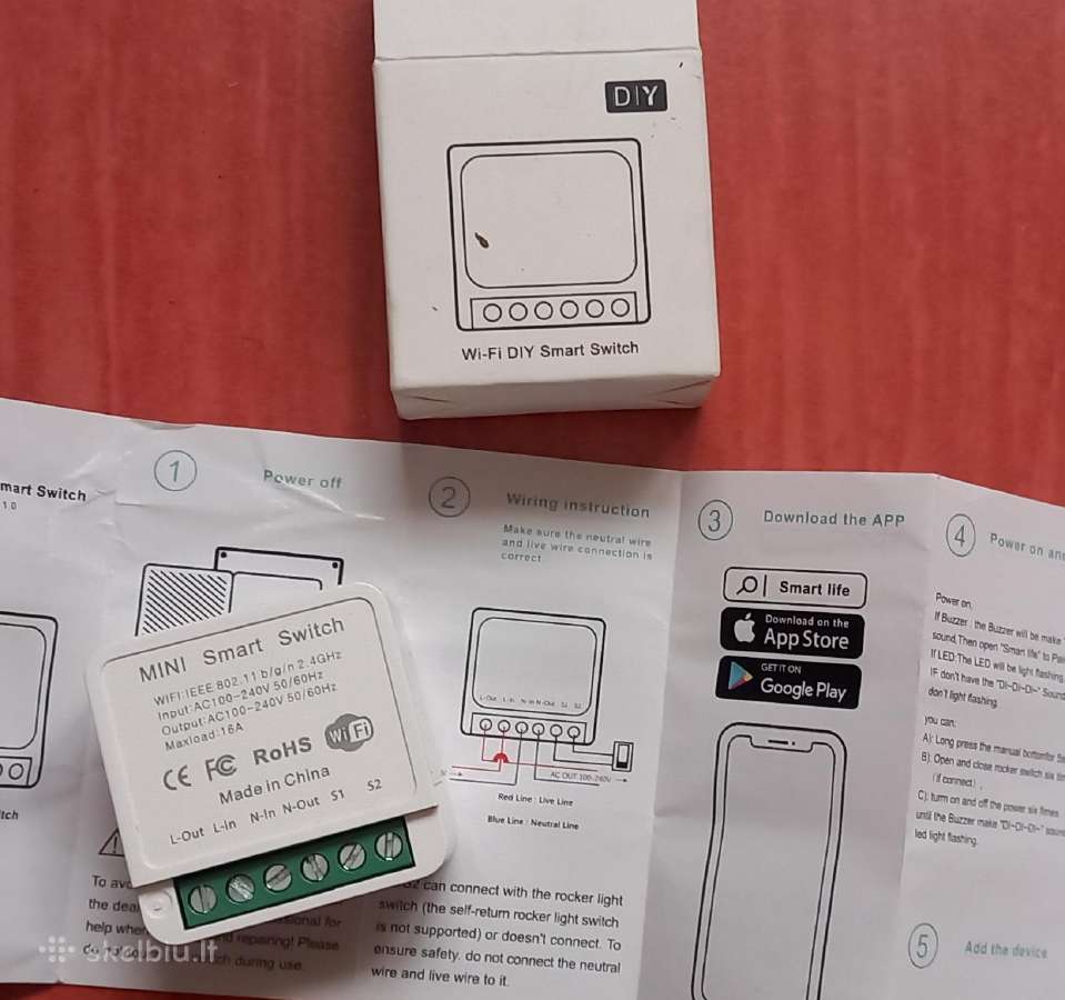 Parduodu WiFi smart jungiklius - nuotraukos Nr. 2