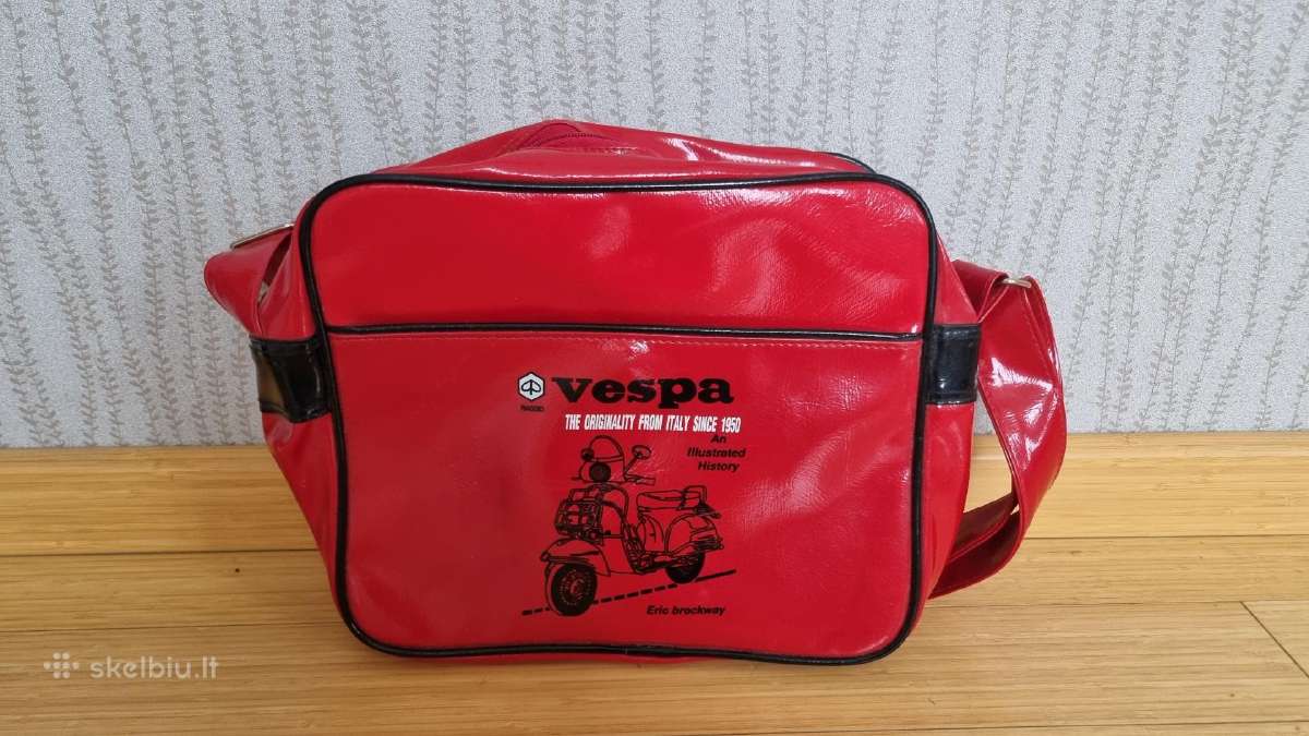Vespa gerbėjams - krepšys, rankinė, tašė - nuotraukos Nr. 2